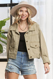 OUTFIT CROPPED WITH FRONT POCKETS JACKET- LEJ3873