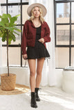 OUTFIT CROPPED WITH FRONT POCKETS JACKET- LEJ3873