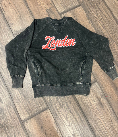 Acid wash Script London Pullover