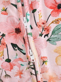 PoshTOT Small Floral Prints Bamboo Baby Convertible Zippy Romper