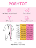 PoshTOT Little Sea turtle Bamboo Baby Convertible Zippy Romper