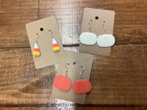 Pumpkin Earrings