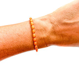 Orange Gold Bracelets