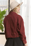 OUTFIT CROPPED WITH FRONT POCKETS JACKET- LEJ3873
