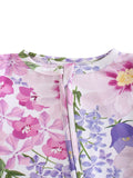 PoshTOT Morning Glory Bamboo Baby Convertible Zippy Romper