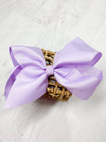 Texas Size Big Hair Bows - French Clip - 6.5"