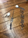 CW 2 Piece Earrings and Long Necklace Set