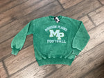 Madison Plains Football Acid Wash Crewneck