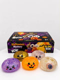 Halloween Slow Rise Glitter Dumpling Squishy - 12pc Set