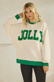 CLOUDY KNIT JOLLY RINGER SWEATSHIRT (T-42174)