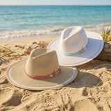 Nautical Rope with Anchor Detail Sheer Brim Sun Sun
