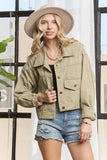 OUTFIT CROPPED WITH FRONT POCKETS JACKET- LEJ3873