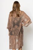 Floral Lace Kimono
