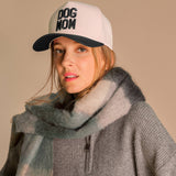 C.C DOG MOM Embroidered Two Tone Trucker Cap
