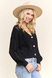 OPEN FRONT CARDIGAN WITH A V-NECK- LESW4111
