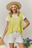 CASUAL CROCHET TANK TOP- LET3162
