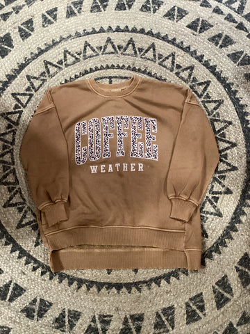 Coffee Weather crewneck
