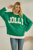 CLOUDY KNIT JOLLY RINGER SWEATSHIRT (T-42174)