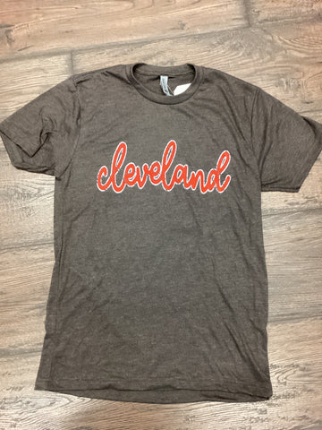 Cleveland Script Tee