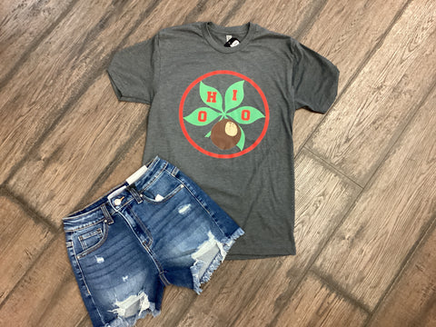 Circle Ohio Tri- blend Tee