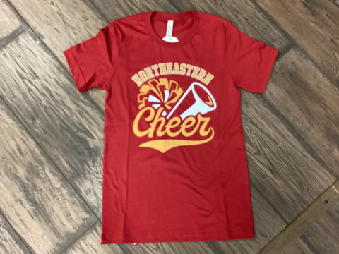 Northeastern Cheer Tee