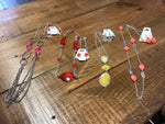 CW 2 Piece Earrings and Long Necklace Set