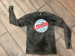 London Volleyball Long Sleeve Acid Wash Tee