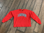 Youth LONDON Red Raiders Cropped Crewneck