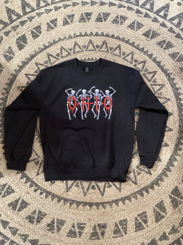 Skeleton OHIO Crewneck