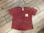 Northeastern pocket acid wash tee