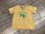 Madison Plains Acid Wash V Neck Tee