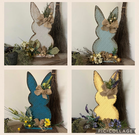 Floral Bunny stands