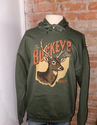 The State Deer Ohio Hoodie