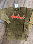 Cleveland Script Lightweight Crewneck