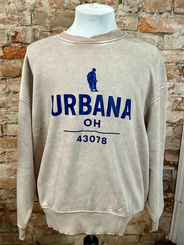 Urbana OH 43078 Oversized Fleece Pullover
