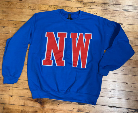 Block NW Northwestern Crewneck