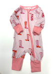 Bamboo Pink Cowboy PJs