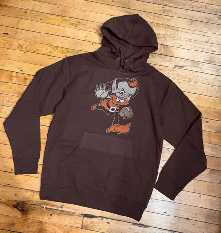 Vintage Look Brownie Browns Hoodie