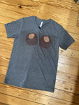 Boob Buckeye Nuts V-neck tee