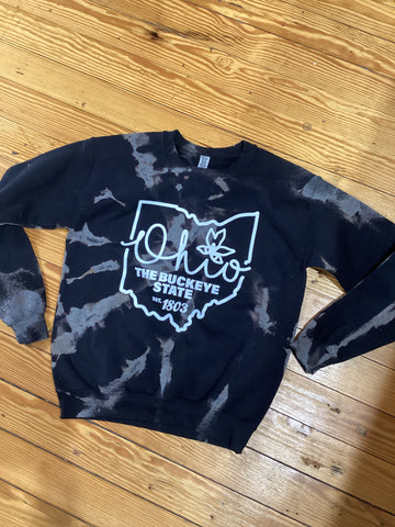 The buckeye State 1803 dyed crewneck