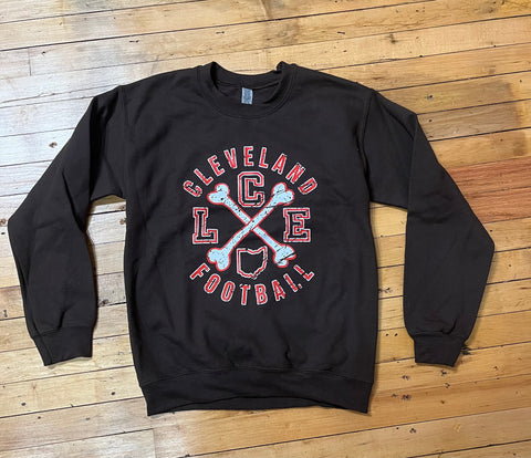 Cleveland football crewneck