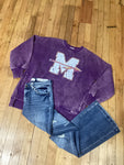 Acid Wash Mechanicsburg Arrow Crewneck