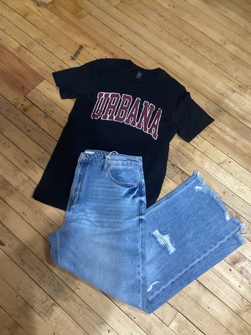 Distressed Urbana Tee