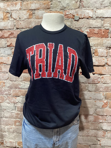 Distressed Triad Tee