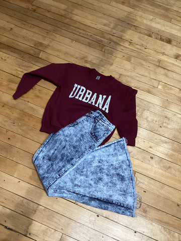 Youth Urbana distressed crewneck