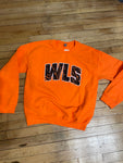 Distressed WLS Orange Crewneck