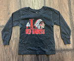 Red Raiders Indian Head Long sleeve Tee