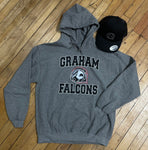 Graham Falcons Head Hoodie