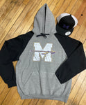 "M" Arrow 2-Tone Hoodie