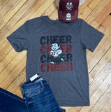 Sparky Cheer x4 Dark Tee